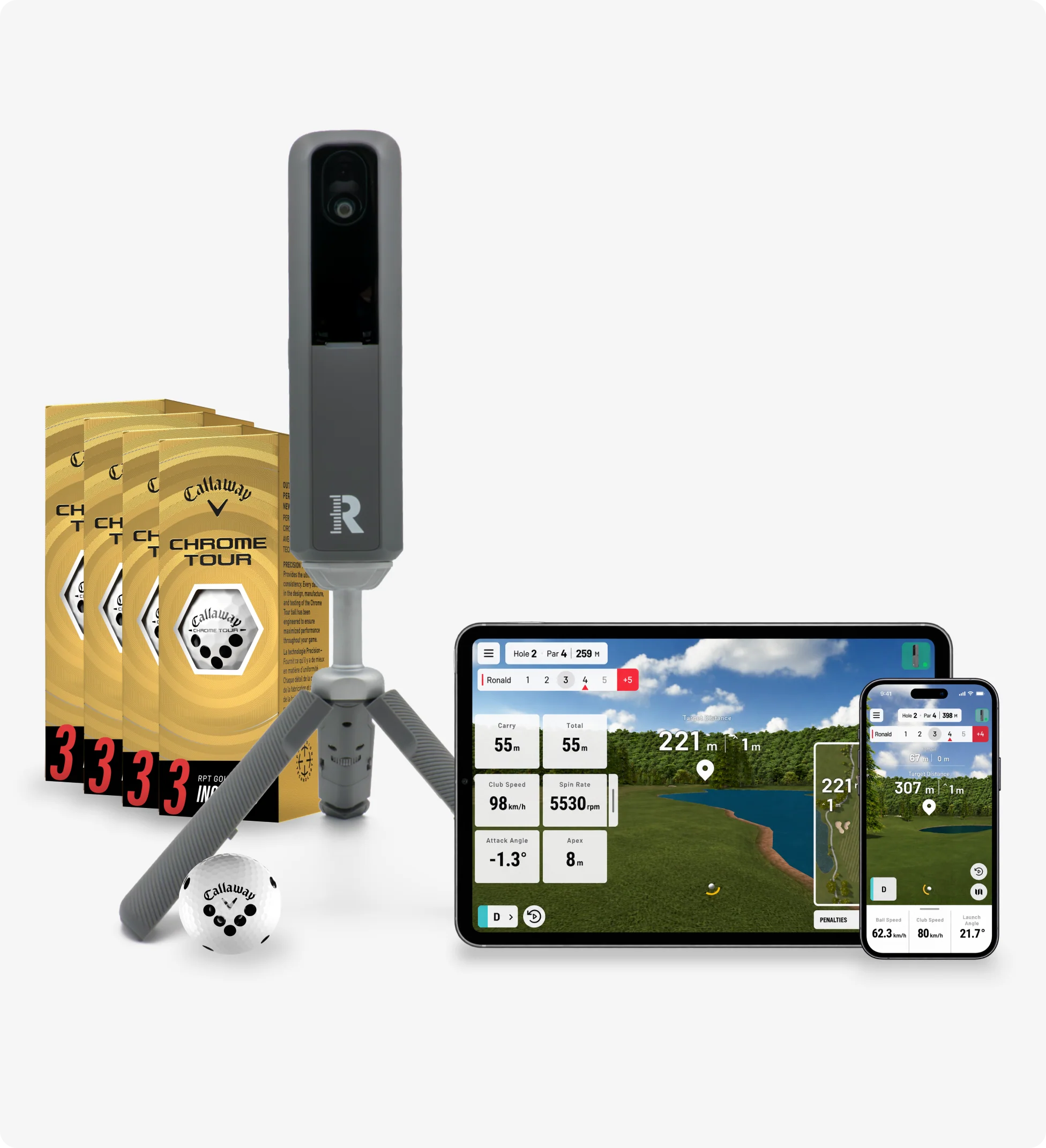 Rapsodo MLM2Pro Pack simulateur de golf pour la maison
