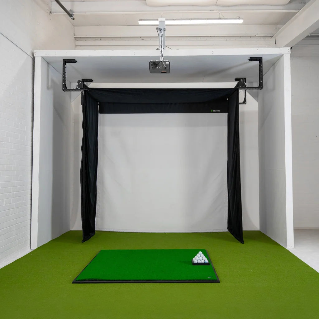 Foresight GC3 Retractable Simbox Home Golf Simulator Package