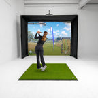 GolfBays Lux Golf Simulator Hitting Enclosure (4 Sizes)