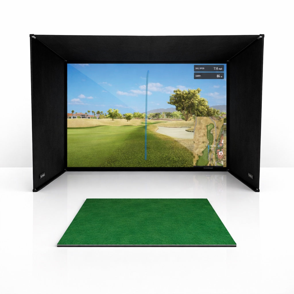 Enceinte pour simulateur de golf SimBox - 7 tailles (Barrières latérales gratuites d